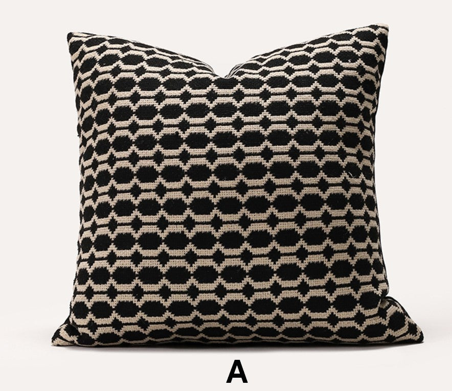 Geometric Modern Sofa Pillows, Decorative Pillows for Couch, Contemporary Throw Pillows, Modern Pillows for Dining Room, Modern Sofa Pillows-Art Painting Canvas