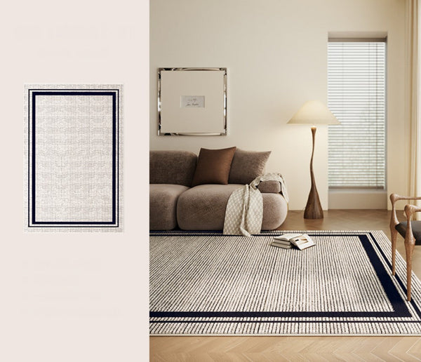 Geometric Modern Rugs for Sale, Contemporary Modern Rugs for Bedroom, Modern Rug Placement Ideas for Living Room, Abstract Rugs for Dining Room-Art Painting Canvas