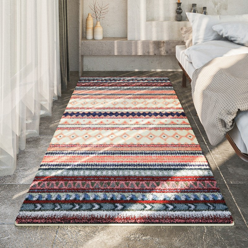 Unique Modern Rugs for Living Room, Contemporary Modern Rugs for Bedroom, Abstract Geometric Modern Rugs, Dining Room Floor Carpets-Art Painting Canvas