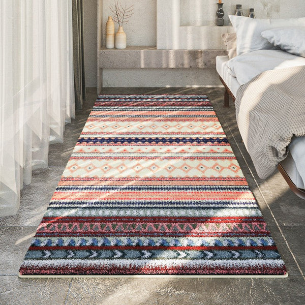 Unique Modern Rugs for Living Room, Contemporary Modern Rugs for Bedroom, Abstract Geometric Modern Rugs, Dining Room Floor Carpets-Art Painting Canvas