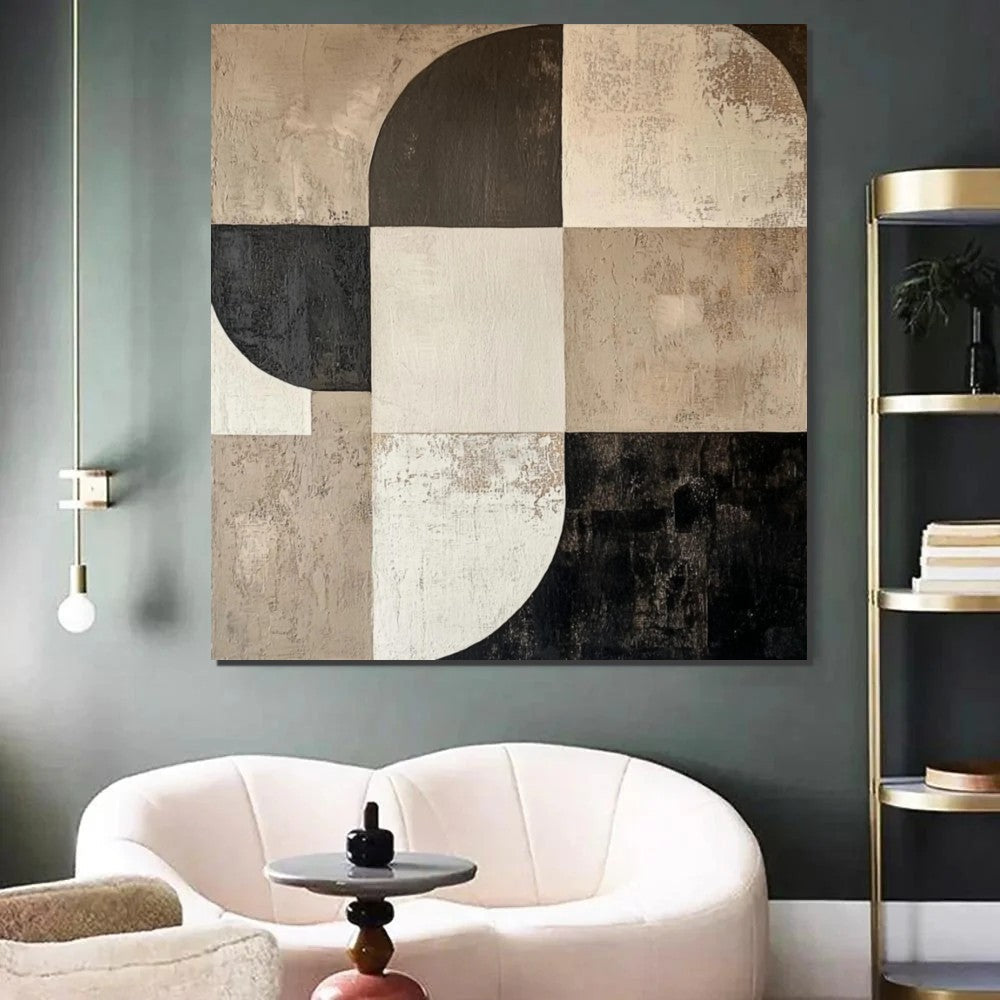 Acrylic Abstract Paintings, Buy Abstract Painting Online, Large Painting on Canvas, Simple Modern Art, Bedroom Wall Art Paintings-Art Painting Canvas
