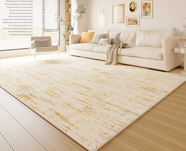 Washable Kitchen Area Rugs, Contemporary Rugs for Living Room, Large Modern Rugs for Dining Room, Modern Rugs Next to Bed