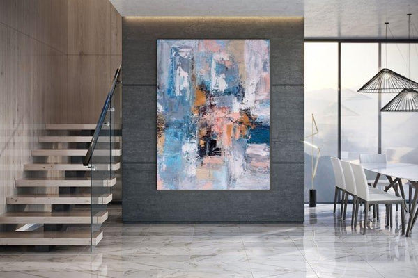 Large Acrylic Painting, Huge Paintings for Bedroom, Hand Painted Wall Art Painting, Modern Abstract Artwork-Art Painting Canvas