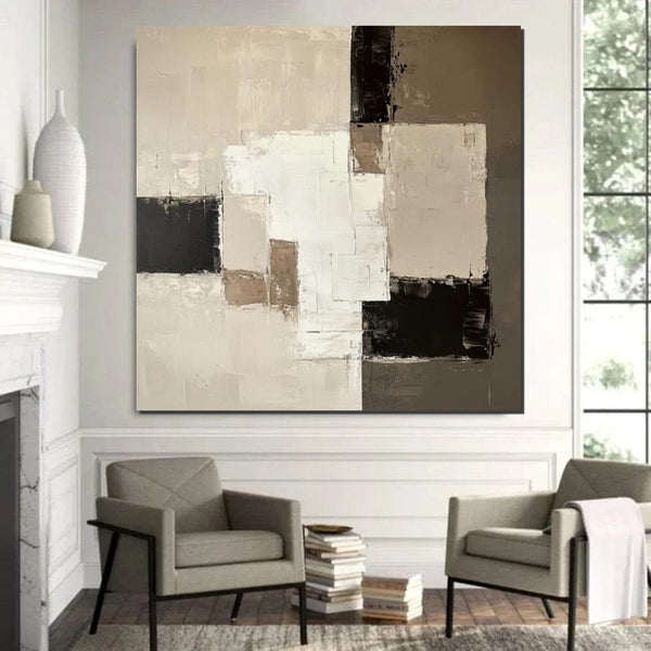 Canvas Painting for Living Room, Contemporary Abstract Artwork, Abstract Painting Ideas for Interior Design, Modern Wall Art Painting-Art Painting Canvas