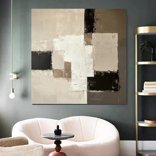 Canvas Painting for Living Room, Contemporary Abstract Artwork, Abstract Painting Ideas for Interior Design, Modern Wall Art Painting-Art Painting Canvas