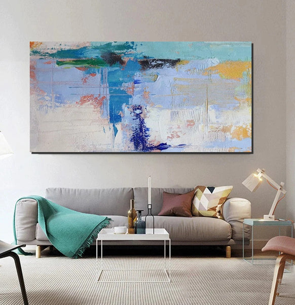 Oversized Abstract Artwork, Modern Canvas Paintings for Bedroom, Extra Large Paintings for Living Room, Abstract Wall Art Paintings, Simple Modern Art-Art Painting Canvas