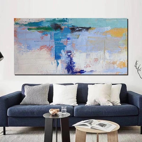 Oversized Abstract Artwork, Modern Canvas Paintings for Bedroom, Extra Large Paintings for Living Room, Abstract Wall Art Paintings, Simple Modern Art-Art Painting Canvas