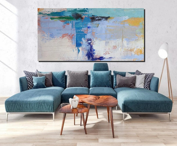 Oversized Abstract Artwork, Modern Canvas Paintings for Bedroom, Extra Large Paintings for Living Room, Abstract Wall Art Paintings, Simple Modern Art-Art Painting Canvas