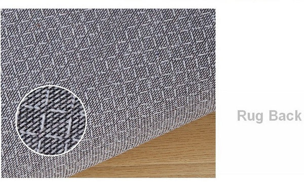 Contemporary Modern Rugs, Mid Century Round Modern Rugs under Chairs, Bedroom Abstract Modern Area Rugs, Geometric Round Rugs for Dining Room-Art Painting Canvas