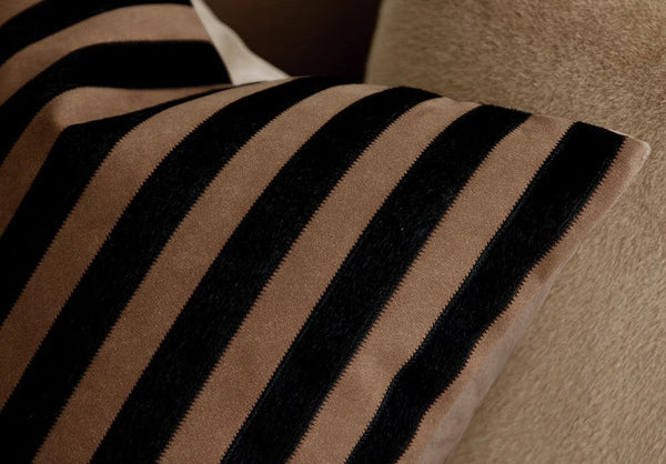 Large Modern Decorative Pillows for Sofa, Contemporary Cushions for Interior Design, Brown Modern Throw Pillows for Couch-Art Painting Canvas