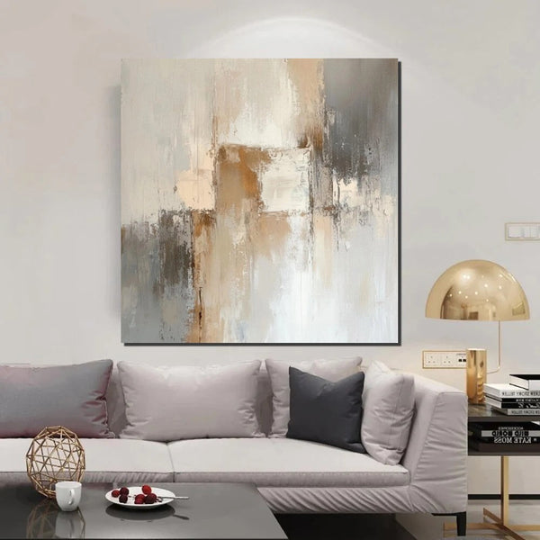 Modern Wall Art Painting, Canvas Painting for Living Room, Contemporary Abstract Artwork, Abstract Painting Ideas for Interior Design-Art Painting Canvas