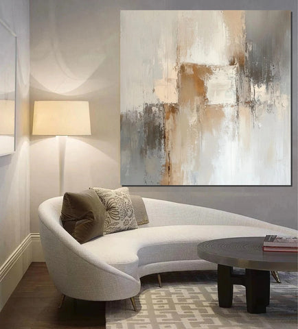 Modern Wall Art Painting, Canvas Painting for Living Room, Contemporary Abstract Artwork, Abstract Painting Ideas for Interior Design-Art Painting Canvas