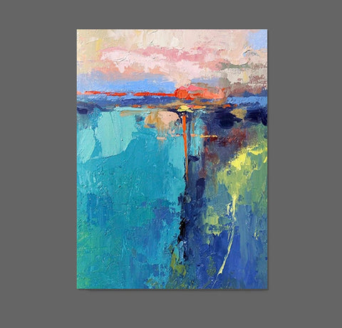 Modern Paintings, Contemporary Art Painting, Bedroom Acrylic Painting, Simple Painting Ideas, Living Room Wall Painting, Extra Large Canvas Painting-Art Painting Canvas