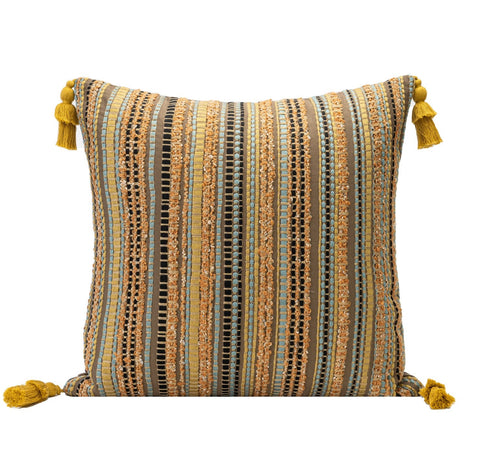 Contemporary Modern Sofa Pillows, Luxury Modern Pillows for Couch, Decorative Throw Pillows for Bedroom, Large Modern Pillow for Living Room-Art Painting Canvas