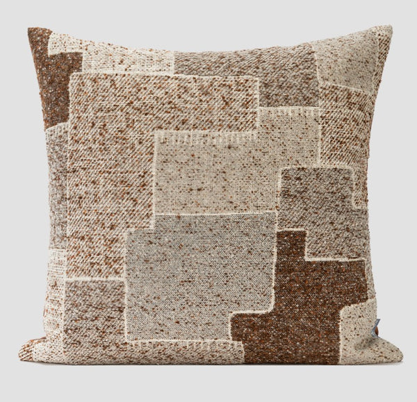 Large Square Modern Throw Pillows for Couch, Contemporary Modern Sofa Pillows for Bedroom, Simple Decorative Throw Pillows, Large Throw Pillow for Interior Design-Art Painting Canvas