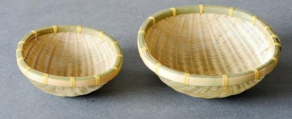 Natural Bamboo Baskets, Kitchen Storage Baskets, Farmhouse Storage Basket, Hand Woven Storage Baskets, Snacks Basket, Set of 3-Art Painting Canvas