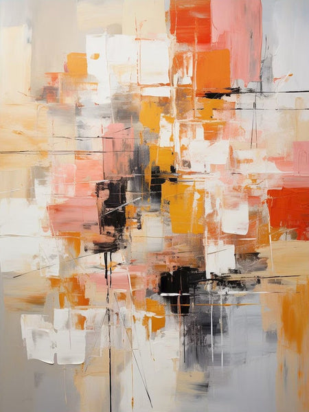 Extra Large Acrylic Painting, Simple Modern Art, Living Room Wall Art Painting, Modern Contemporary Abstract Artwork, Palette Knife Paintings-Art Painting Canvas