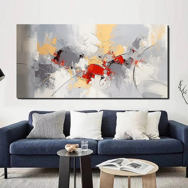 Hand Painted Canvas Art, Modern Paintings for Bedroom, Modern Living Room Art Ideas, Buy Art Online, Simple Abstract Art, Original Acrylic Paintings-Art Painting Canvas