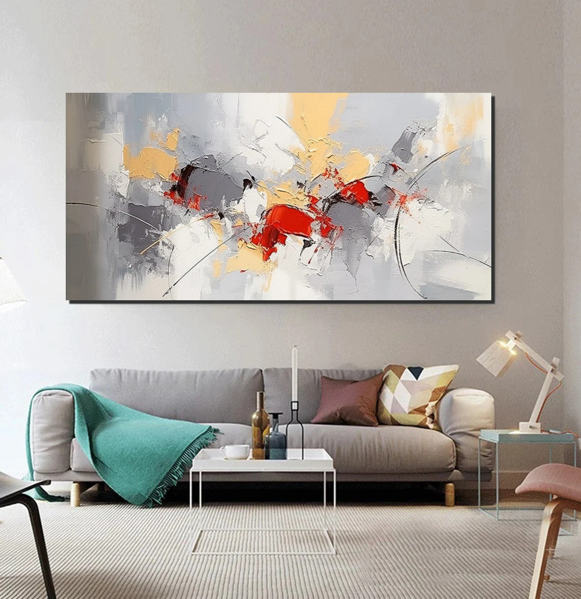 Hand Painted Canvas Art, Modern Paintings for Bedroom, Modern Living Room Art Ideas, Buy Art Online, Simple Abstract Art, Original Acrylic Paintings-Art Painting Canvas