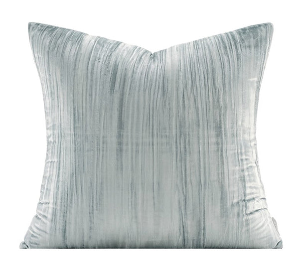 Decorative Pillow Covers, Modern Pillows for Couch, Blue Decorative Throw Pillows for Living Room, Large Modern Sofa Pillow Cases-Art Painting Canvas