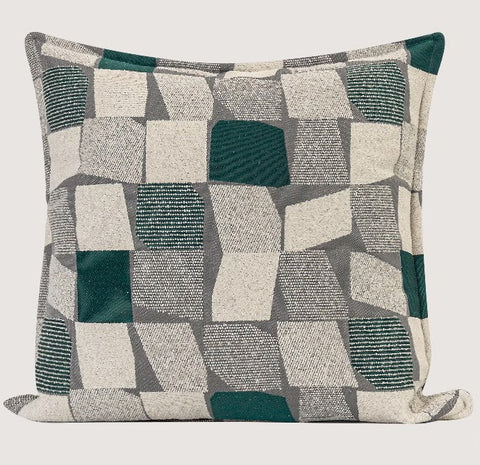 Large Decorative Throw Pillows for Couch, Square Modern Sofa Throw Pillows, Abstract Contemporary Throw Pillow for Interior Design-Art Painting Canvas