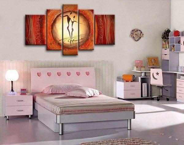 Extra Large Wall Art, Abstract Figure Painting, Bedroom Canvas Painting, Buy Art Online-Art Painting Canvas