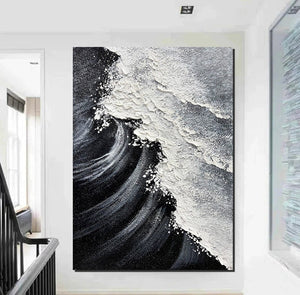 Heavy Texture Acrylic Paintings, Canvas Painting Ideas for Bedroom, Large Abstract Canvas Paintings, Hand Painted Wall Painting
