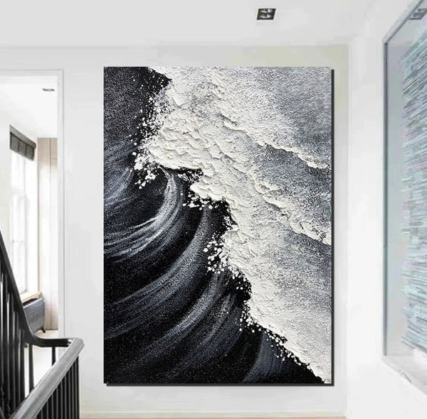 Heavy Texture Acrylic Paintings, Canvas Painting Ideas for Bedroom, Large Abstract Canvas Paintings, Hand Painted Wall Painting