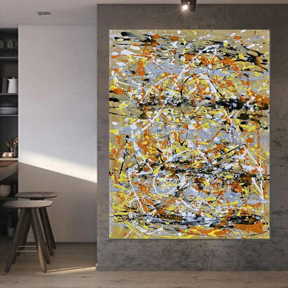 Hand Painted Canvas Art, Modern Paintings for Dining Room, Bedroom Wall Art Ideas, Simple Modern Art, Contemporary Modern Wall Art Paintings-Art Painting Canvas