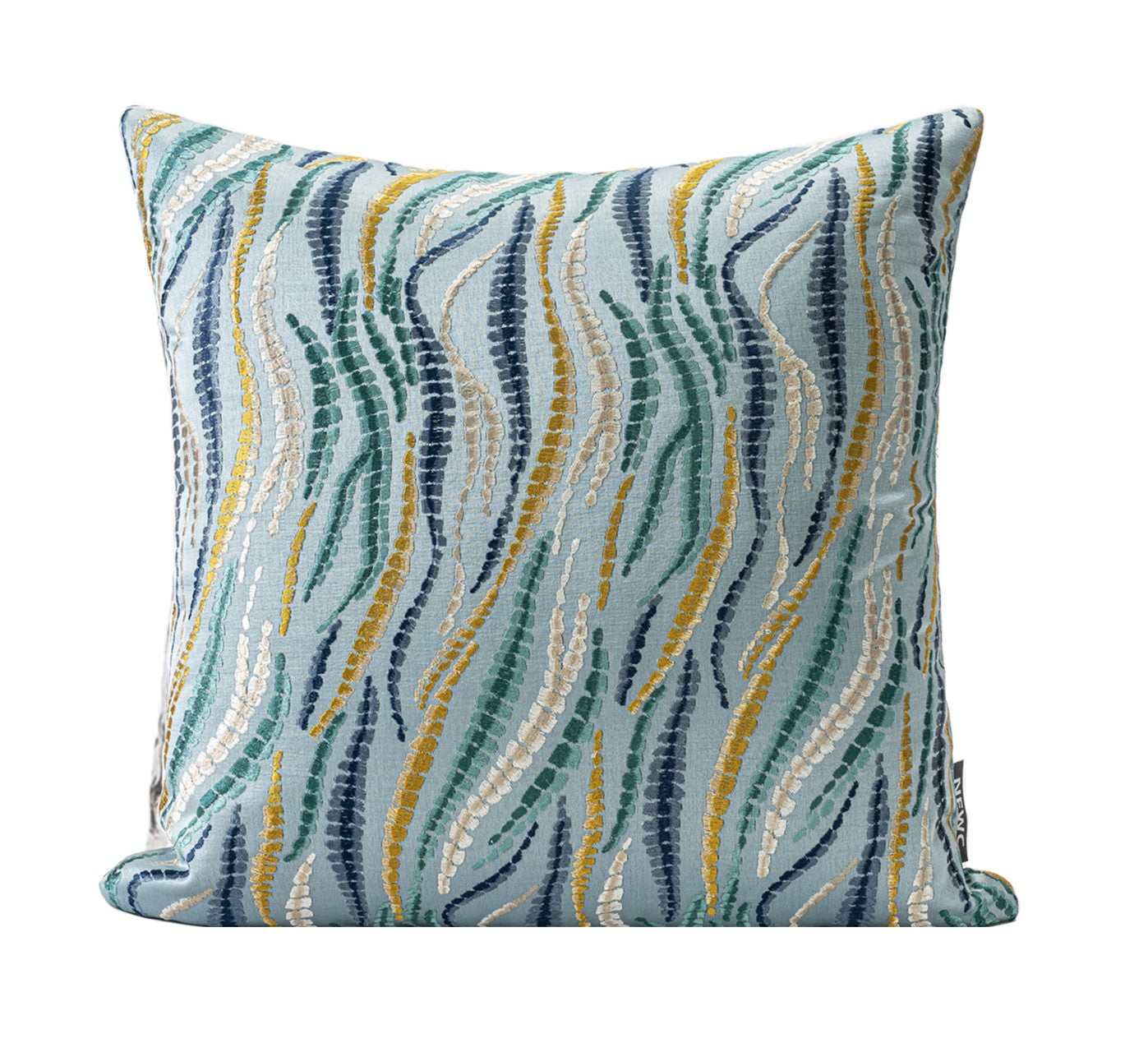 Square Modern Pillows for Couch, Contemporary Modern Sofa Pillows, Decorative Throw Pillows for Bedroom, Large Throw Pillow for Living Room-Art Painting Canvas