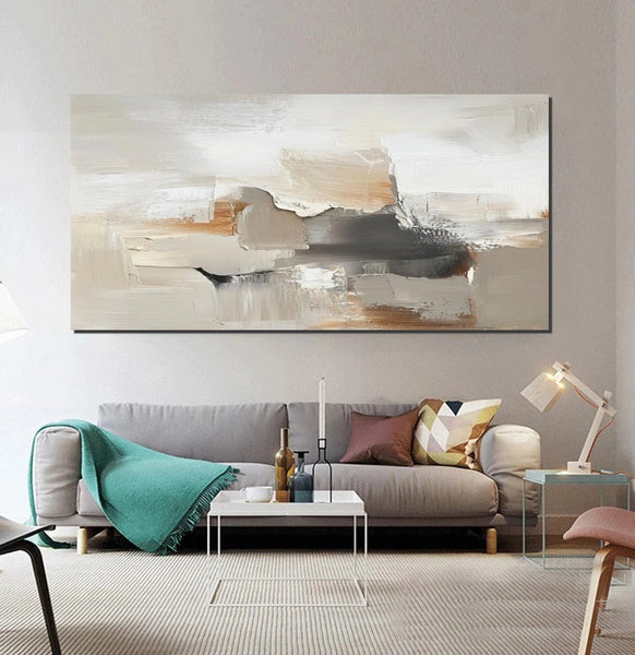 Bedroom Acrylic Painting, Living Room Wall Painting, Simple Painting Ideas, Contemporary Art Painting, Modern Paintings, Large Canvas Painting-Art Painting Canvas
