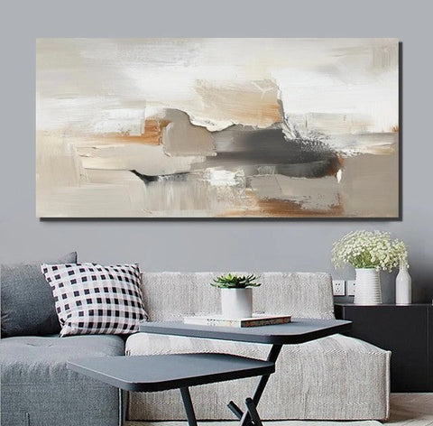 Bedroom Acrylic Painting, Living Room Wall Painting, Simple Painting Ideas, Contemporary Art Painting, Modern Paintings, Large Canvas Painting-Art Painting Canvas