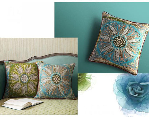 Decorative Throw Pillow, Beautiful Decorative Pillows, Decorative Sofa Pillows for Living Room, Throw Pillows for Couch-Art Painting Canvas