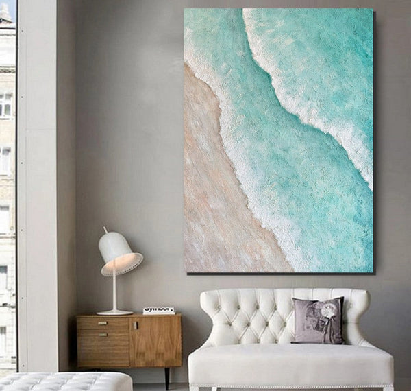 Large Painting on Canvas, Living Room Wall Art Paintings, Buy Paintings Online, Simple Acrylic Painting Ideas, Acrylic Abstract Painting Behind Couch-Art Painting Canvas