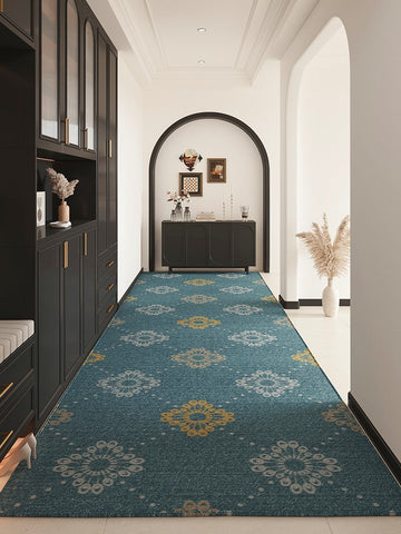 Modern Long Hallway Runners, Extra Long Narrow Runner Rugs, Stain-resistant Non Slip Entrance Hallway Runners, Easy Care Kitchen Runner Rugs, Contemporary Entryway Runner Rug Ideas-Art Painting Canvas