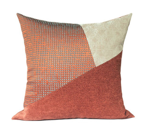 Large Modern Throw Pillows for Couch, Decorative Throw Pillow for Couch, Red Modern Sofa Pillows, Throw Pillows for Modern Living Room