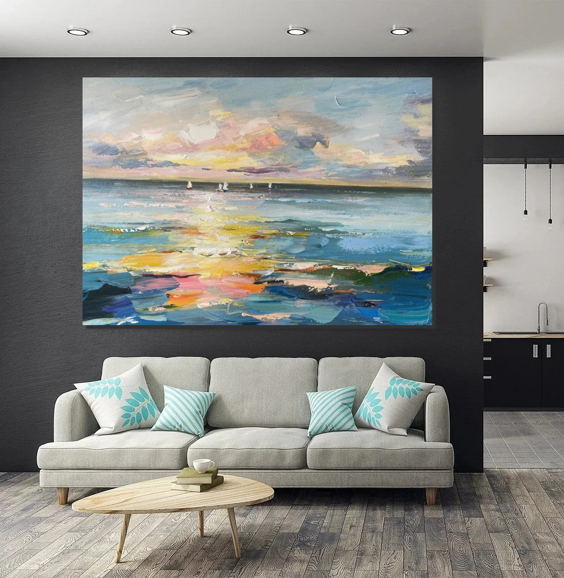 Abstract Canvas Painting, Extra Large Abstract Artwork, Modern Paintings for Dining Room, Hand Painted Canvas Art, Oversized Large Wall Art