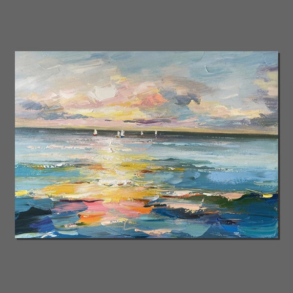 Abstract Canvas Painting, Extra Large Abstract Artwork, Modern Paintings for Dining Room, Hand Painted Canvas Art, Oversized Large Wall Art-Art Painting Canvas
