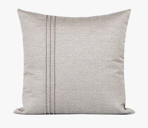 Decorative Throw Pillows for Couch, Large Modern Sofa Throw Pillows, Light Grey Abstract Contemporary Throw Pillow for Living Room-Art Painting Canvas