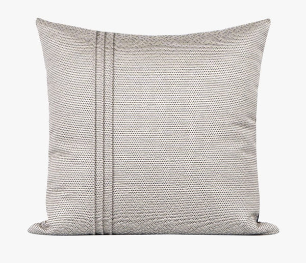 Decorative Throw Pillows for Couch, Large Modern Sofa Throw Pillows, Light Grey Abstract Contemporary Throw Pillow for Living Room-Art Painting Canvas