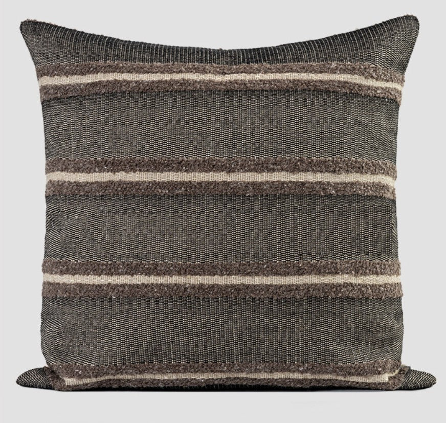 Contemporary Throw Pillow for Living Room, Large Abstract Throw Pillows for Couch, Modern Sofa Throw Pillows, Modern Square Pillows-Art Painting Canvas