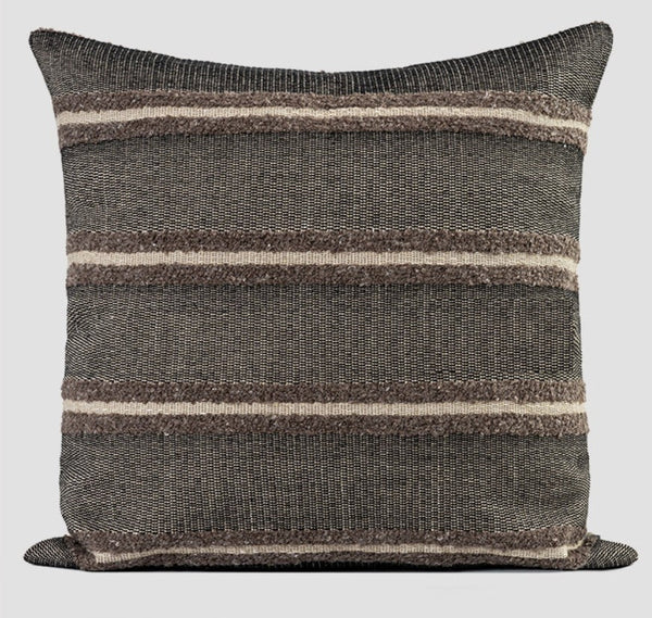 Contemporary Throw Pillow for Living Room, Large Abstract Throw Pillows for Couch, Modern Sofa Throw Pillows, Modern Square Pillows-Art Painting Canvas