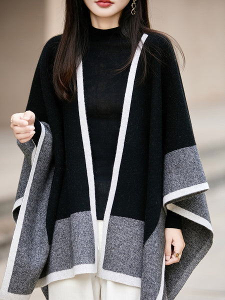 Wool Scarf, Winter Shawl, Soft Wool Scarf for women, Christmas Holiday Gift, Evening Wrap, Large Winter Shawl, Elegant Shawl, Warm Cape, Winter Scarves-Art Painting Canvas