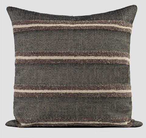 Contemporary Throw Pillow for Living Room, Large Abstract Throw Pillows for Couch, Modern Sofa Throw Pillows, Modern Square Pillows-Art Painting Canvas