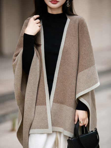 Camel Brown Wool Scarf, Soft Wool Scarf for women, Christmas Holiday Gift, Evening Wrap, Large Winter Shawl, Elegant Shawl, Warm Cape, Winter Scarves, Winter Shawl-Art Painting Canvas