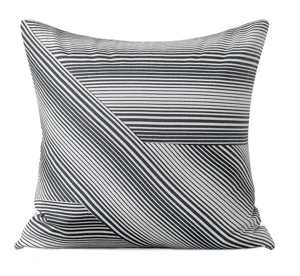 Modern Simple Throw Pillows, Decorative Modern Sofa Pillows for Bedroom, Large Square Pillows, Modern Throw Pillows for Couch-Art Painting Canvas