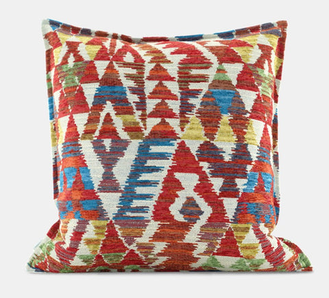 Large Decorative Pillows for Interior Design, Colorful Decorative Pillows for Couch, Luxury Modern Sofa Pillows, Modern Sofa Pillows for Living Room-Paintingforhome