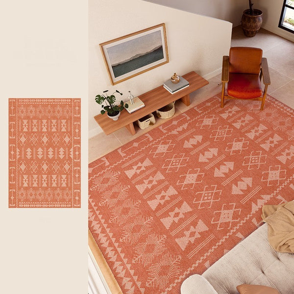 Modern Rugs for Living Room, Mid Century Area Rugs for Bedroom, Large Contemporary Area Rugs for Dining Room-Art Painting Canvas