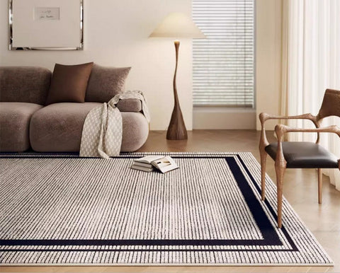 Geometric Modern Rugs for Sale, Contemporary Modern Rugs for Bedroom, Modern Rug Placement Ideas for Living Room, Abstract Rugs for Dining Room-Art Painting Canvas