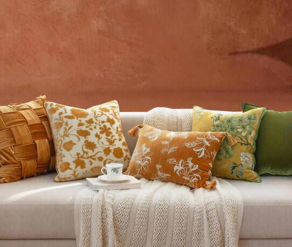 Modern Decorative Pillows for Couch, Decorative Cushion Covers, Decorative Pillow Arrangement Ideas for Interior Design, Unique Decorative Pillows for Bedroom-Art Painting Canvas